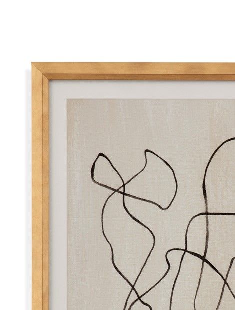 Bouud I - Framed Print - Light Brown