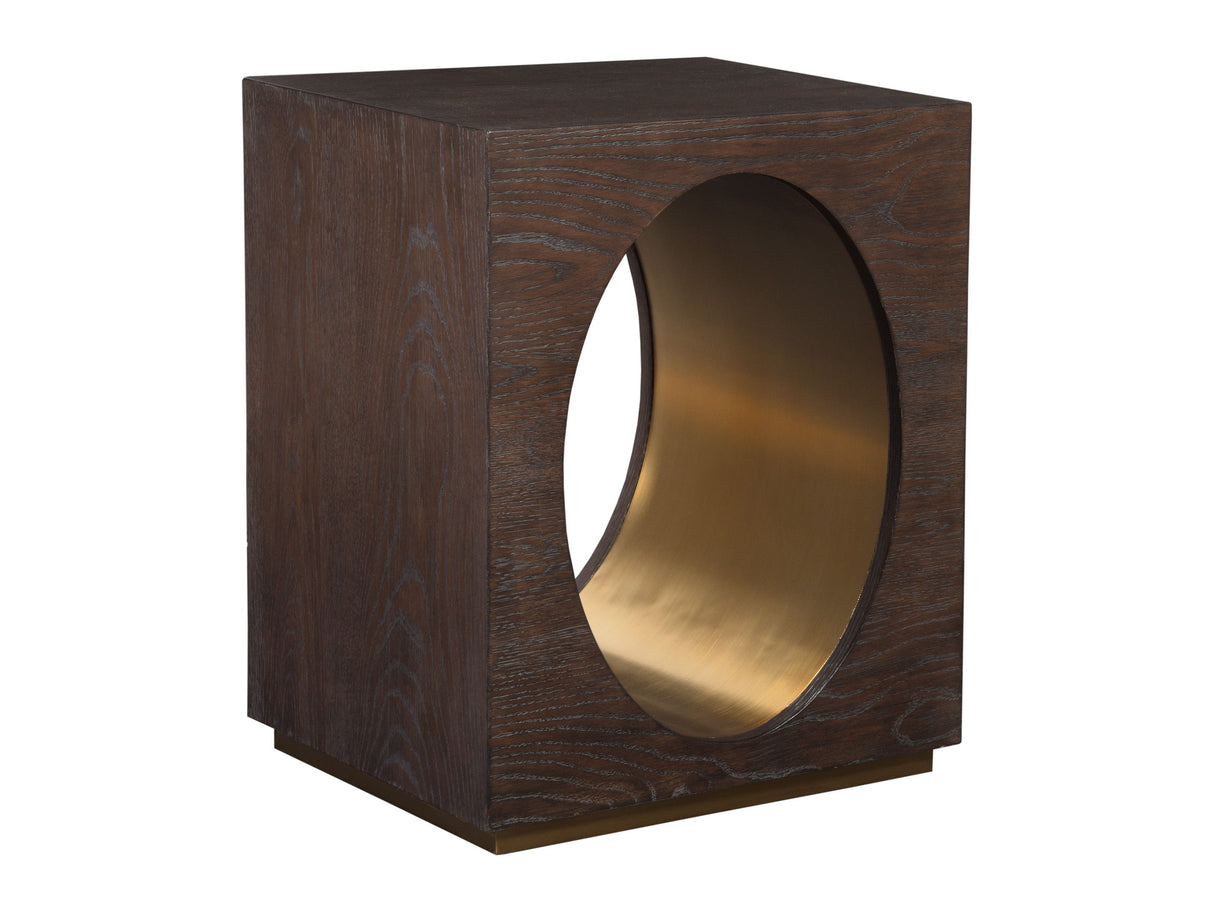 Verbatim - Rectangular End Table - Dark Brown