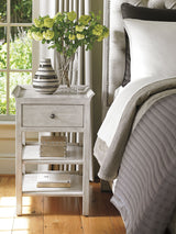 Oyster Bay - Pellham Night Table - Pearl Silver