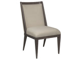 Cohesion Program - Haiku Upholstered Side Chair - Dark Brown - Wood